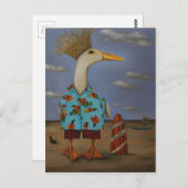 熱帯の鳥? ポストカード (正面/裏面)