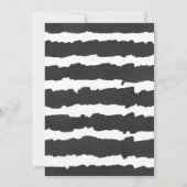 熱帯のsipと参照して、赤ちゃんの女の子フラミンゴに会う 招待状 (裏面)