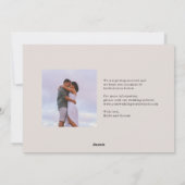 熱帯のVibe結婚式の日付カードを保存 シーズンカード (裏面)