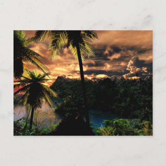 熱帯はがきの冬 ポストカード (正面)