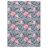 熱帯はすの花パターン クリップボード (裏面)