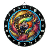 熱帯はっきりしたオウムのダーツボードデライト ダーツボード (正面)