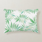 熱帯やしシダの嵐 アクセントクッション (正面)