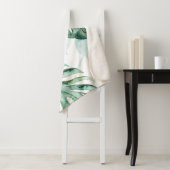 熱帯やし割れた葉 シェルパブランケット (インサイチュ)