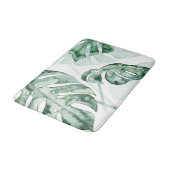 熱帯やし割れた葉 バスマット (アングル)