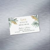 熱帯やる気を起こさせる引用文不動産仲介業者 マグネット名刺 (インサイチュ)