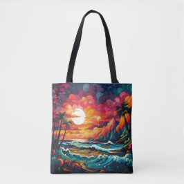 熱帯をテーマにした トートバッグ