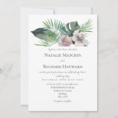 熱帯をテーマにした 招待状 (正面)