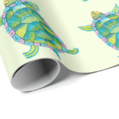 熱帯アオウミガメ ラッピングペーパー (ロールコーナー)