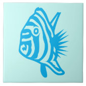 熱帯アクアフィッシュ航海のセラミックタイル タイル (正面)