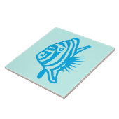 熱帯アクアフィッシュ航海のセラミックタイル タイル (側面)