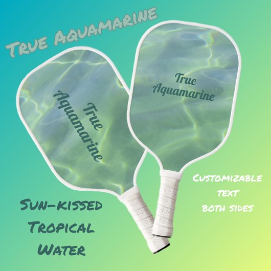 熱帯アクアマリン水カスタマイズ可能 ピックルボールラケット