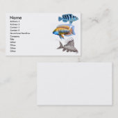 熱帯アクアリウムの魚の名刺 名刺 (正面/裏面)