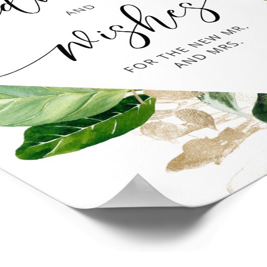 熱帯アドバイスと新婚への願い ポスター (角)