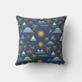 熱帯アドベンチャーパターン クッション (裏面)