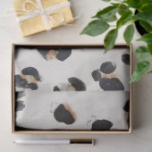 熱帯アニマルプリントと緑のシリーズデザイン1 薄葉紙 (ギフト)