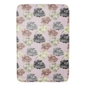 熱帯アニマルプリント&グリーンリーシリーズデザイン35 バスマット (正面縦)