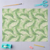 熱帯アニマルプリント・緑のシリーズデザイン9 薄葉紙 (クラフト)