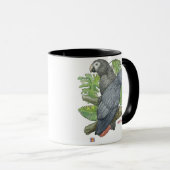 熱帯アフリカ灰色のマグ マグカップ (正面右)