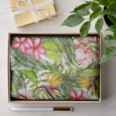 熱帯アロハエキゾチックなジャングルの花 薄葉紙 (ギフト)