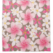 熱帯アロハパターン シャワーカーテン (正面)