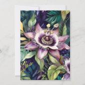 熱帯アロハパープル卒業 招待状 (裏面)