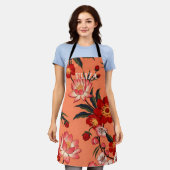 熱帯アンブロシアフローラ エプロン (着用した状態)