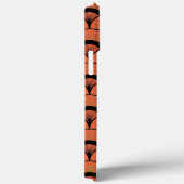 熱帯アールデコうろこ型ファンパターンモノグラム Case-Mate iPhoneケース (裏面 / 右)