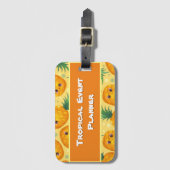 熱帯イベントパイナップル ラゲッジタグ (正面縦)