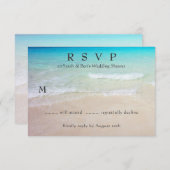 熱帯イベントRSVPエンクロージャカード 出欠カード (正面/裏面)