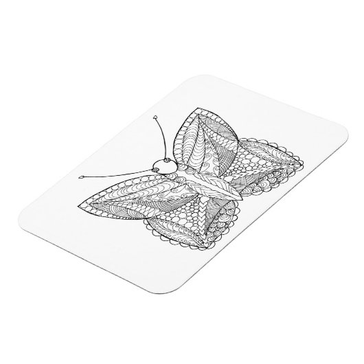 熱帯インスパイアデザイン蝶 マグネット (左側)