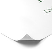 熱帯インディアンピーコック結婚フローラの写真 ポスター (角)