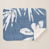 熱帯インディゴインプレッション – 熱帯緑 シェルパブランケット (正面(横))