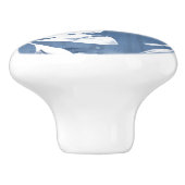 熱帯インディゴインプレッション – 熱帯緑 セラミックノブ (側面)