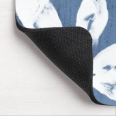 熱帯インディゴインプレッション – 熱帯緑 マウスパッド (コーナー)