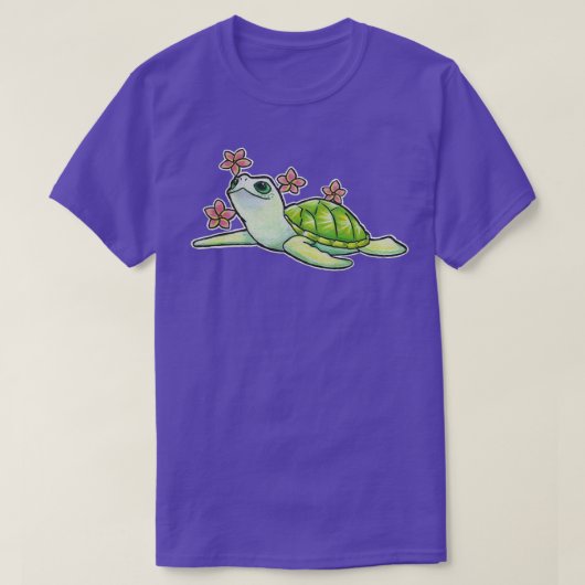熱帯ウミガメ1 Tシャツ (デザイン正面)