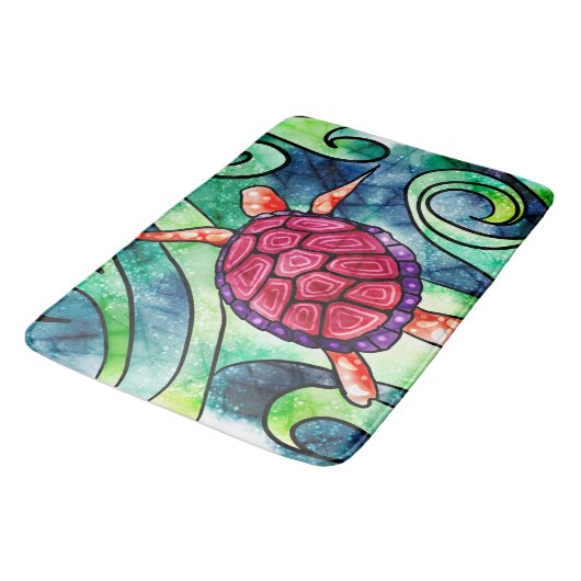 熱帯ウミガメ バスマット (アングル)