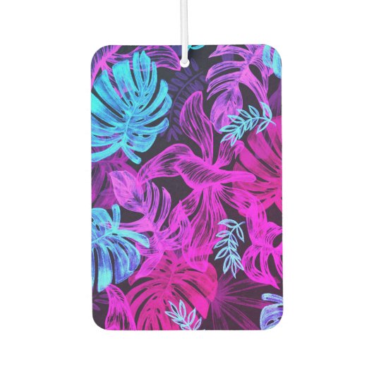 熱帯エキゾチックなパーム葉 カーエアーフレッシュナー (正面)