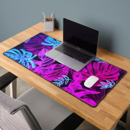 熱帯エキゾチックなパーム葉 デスクマット