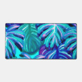 熱帯エキゾチックなパーム葉 デスクマット (正面)