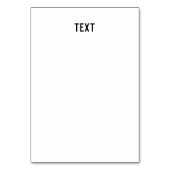 熱帯エキゾチックな緑の葉モンステラの水色e テーブルナンバー (裏面)