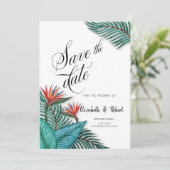 熱帯エキゾチックな花が日付を保存 セーブザデート (スタンド正面)