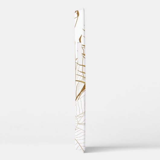 熱帯エキゾチックフローラ線金の葉ヤシと Case-Mate iPhoneケース (裏面 / 右)