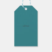 熱帯エキゾチック花 ギフトタグ (裏面)