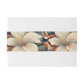 熱帯エレガントの花ミセス・フローラ結婚ズ 招待状ベリーバンド (裏面例)