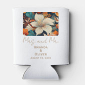 熱帯エレガントの花ミセス・フローラ結婚ズ 缶クーラー (裏面)