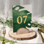 熱帯エレガントグリーンモンステラ結婚リーフ