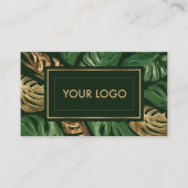 熱帯エレガントテーマ名刺 コーリングカード (正面)