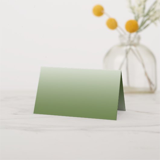 熱帯エレガントビーチ銅ヤシの木 プレイスカード (裏面)