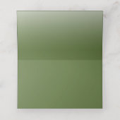 熱帯エレガントビーチ銅ヤシの木 プレイスカード (内部開封)